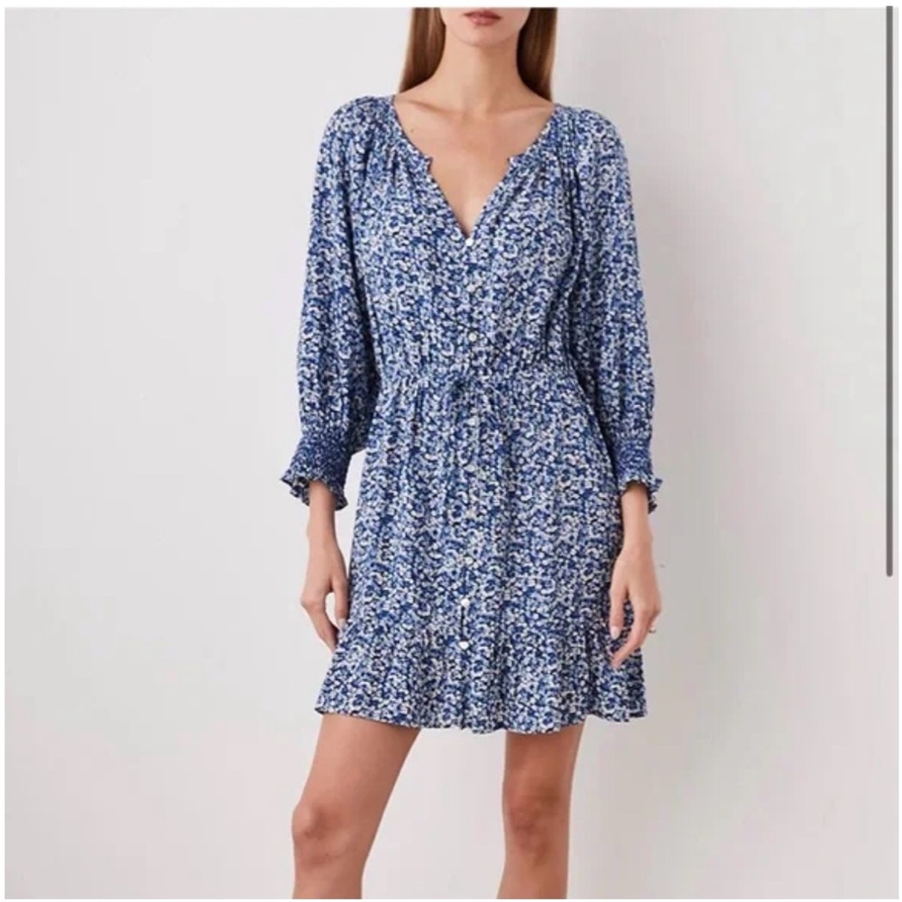 Rails Eliza Blue Floral Mini Dress